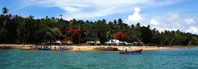 Around 600 small islands combining to form Andaman & Nicobar